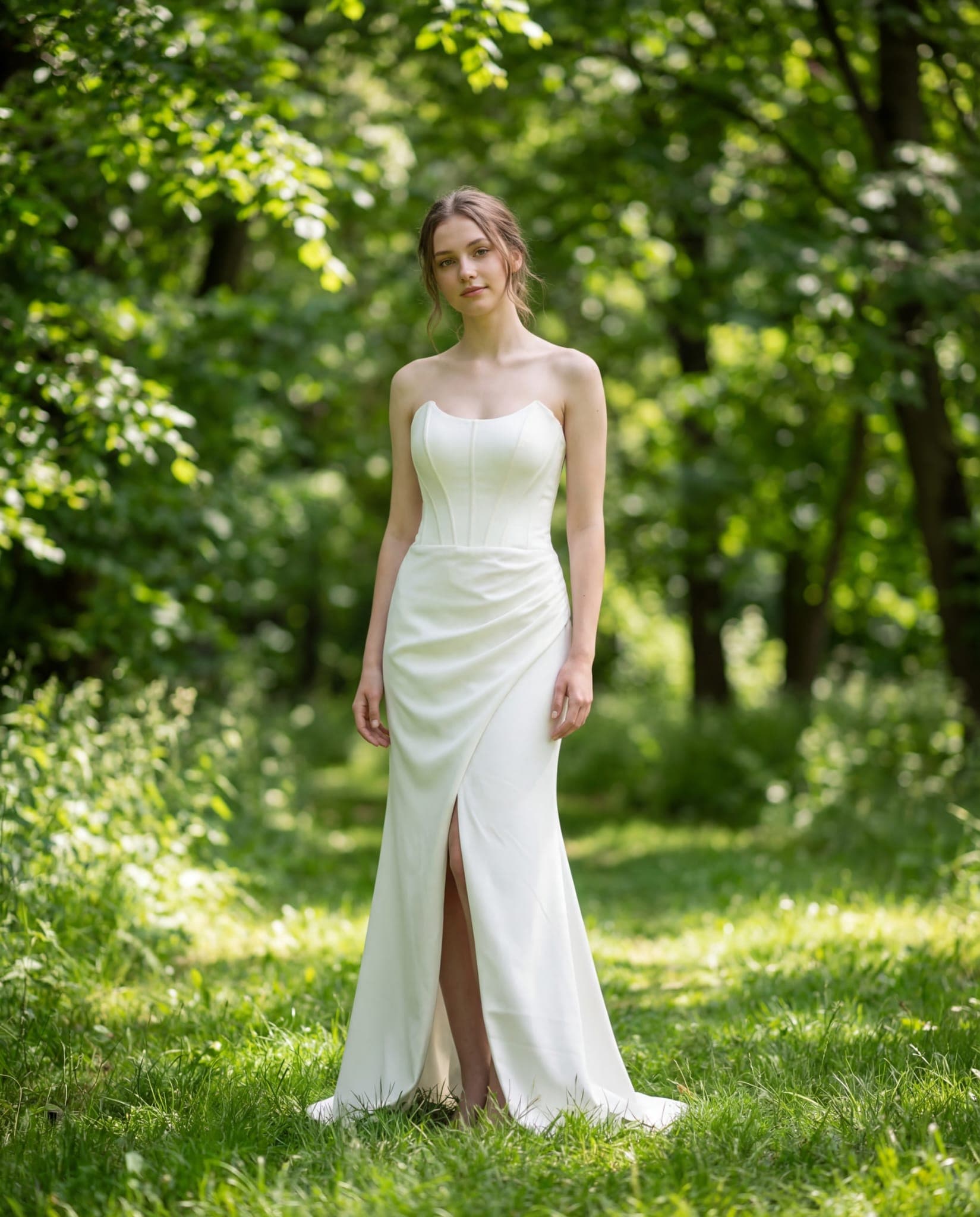 "Pearl" Minimalist Bridal Dress